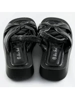 Černé sandály na platformě (CM-58) Černé sandály na platformě (CM-58)