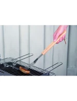 46CM GRILOVACÍ VIDLICE S DŘEVĚNOU RUKOJETÍ