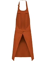 Kariban K 885 Zástěra s laclem 20.K885 burnt orange