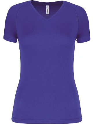 Kariban ProAct PA 477 Dámské sportovní tričko s výstřihem do V 20.P477 violet Kariban ProAct PA 477 Dámské sportovní tričko s výstřihem do V 20.P477 violet