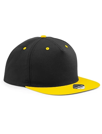 Beechfield B 610C 5 panelová Snapback kontrastní kšiltovka 53.610C black/yellow Beechfield B 610C 5 panelová Snapback kontrastní kšiltovka 53.610C black/yellow