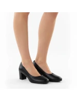 Dámské nízké lodičky na jehlovém podpatku černé Sergio Leone PB177