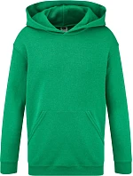 Fruit of the Loom Classic Kids Hooded Sweat Dětská mikina s kapucí 16.2043 retro heather green Fruit of the Loom Classic Kids Hooded Sweat Dětská mikina s kapucí 16.2043 retro heather green