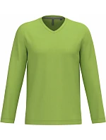 Kariban K 358 Pánské tričko do V s dl. rukávem 20.K358 lime Kariban K 358 Pánské tričko do V s dl. rukávem 20.K358 lime