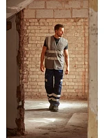 Yoko HVW 120 Hi-Vis síťovaná bezpečnostní vesta 79.W120 white Yoko HVW 120 Hi-Vis síťovaná bezpečnostní vesta 79.W120 white