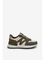 Dámské tenisky z ekologické kůže zelené Kajmány