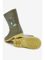 Dětské holínky tmavě zelené Esalina Dětské holínky tmavě zelené Esalina