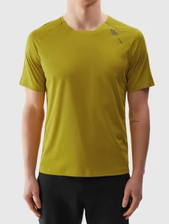 Pánské cyklistické rychleschnoucí tričko 4F - žluté
