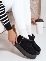 Dámské sněhule na platformě černé FashionStreet ZY1052