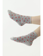 Thermo ponožky 83 šedé se šedou špicí
