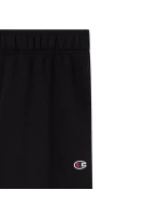 Champion Pánské kalhoty s žebrovanými manžetami černé 220299 KK001 Champion Pánské kalhoty s žebrovanými manžetami černé 220299 KK001