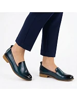 Dámské lakované boty lords navy blue Potocki 19337 Dámské lakované boty lords navy blue Potocki 19337