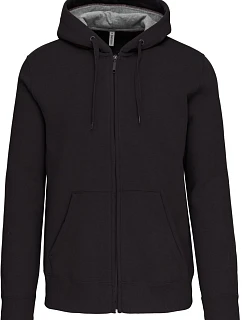 Kariban K 444 Mikina s kapucí z těžké bavlny 20.K444 dark grey