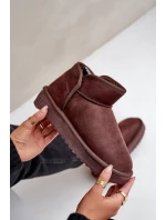 Sněhule Na Platformě Dámské D.Franklin DFSH370010 Čokoládové