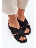 Dámské sandály na klínku Maciejka 06955-01 černé