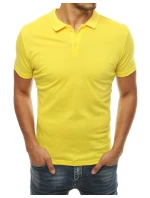 Pánské žluté polo tričko FashionStreet PX0314 Pánské žluté polo tričko FashionStreet PX0314
