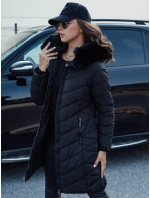 MODLOVA prošívaná dámská zimní bunda s kapucí černá FashionStreet TY4570 MODLOVA prošívaná dámská zimní bunda s kapucí černá FashionStreet TY4570
