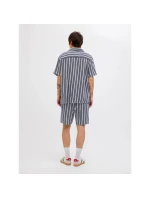 Jack&Jones krátké tepláky JPSTJAIDEN COBA STRIPE JOG SHORTS REG SN 12274413 OCEAN CAVERN