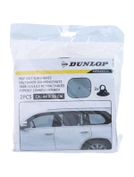 SLUNEČNÍ CLONA S PŘÍSAVKOU 2KS DUNLOP ČERNÁ