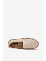 Dámské espadrilles na platformě s pletením Lee Cooper LCW-26-31-4332 béžové