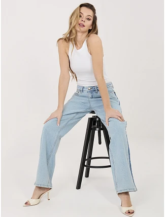 Kalhoty D85084BL62589L222 světle modré