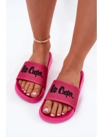 Dámské pantofle Lee Cooper – fuchsiové