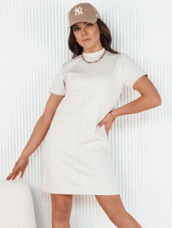 SHAWN ecru mini šaty FashionStreet EY2449