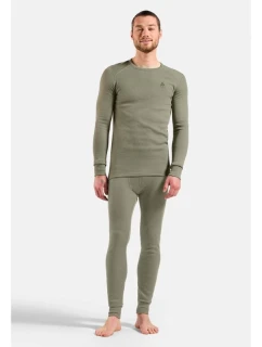 Odlo BL TOP spodní prádlo s dlouhým rukávem l/s ACTIVE WARM velikost L Grey