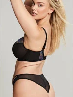 Dámská podprsenka Valentina Plunge 10726 Černá s modrou vzor - Panache Dámská podprsenka Valentina Plunge 10726 Černá s modrou vzor - Panache