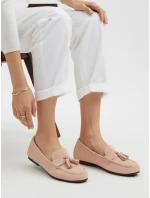 Dámské semišové růžové mokasíny FashionStreet ZY1364