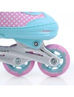 SMJ sport 2v1 Jr Lili nastavitelné kolečkové brusle SMJ sport 2v1 Jr Lili nastavitelné kolečkové brusle