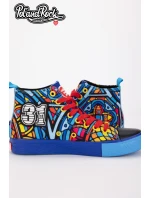 Tenisky Pol'and'Rock Festival X Big Star SS174500 Modré