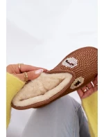 Zdobené Vyšší Zimní Boty Dámské Camel Galivra