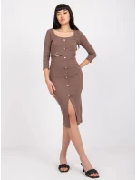 Šaty RV SK 7523.91 hnědé