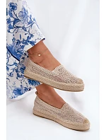 Dámské espadrilky 17392 béžové - Vincenza