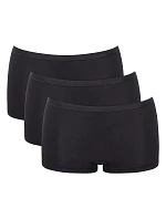 SLOGGI GO DAILY COTTON - šortkové kalhotky z kartáčované organické bavlny (3 ks) Sloggi