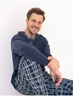 Pyžamo Moraj PDM4600-022 dlouhé rukávy, velikosti M–4XL