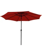 ZAHRADNÍ SLUNEČNÍK S LED OSVĚTLENÍM 300CM COCCORA