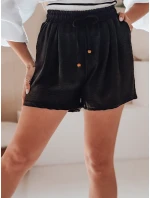 Dámské látkové šortky SUMMER TRIP black FashionStreet SY0433