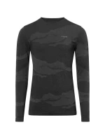 Pánské spodní prádlo VIKING Gasher Man Longsleeve Merino velikost M černá