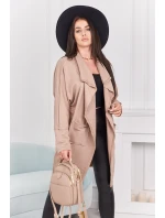 Kapska s kapsami tmavě béžová Kapska s kapsami tmavě béžová