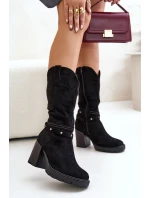 Dámské Kozačky Do Půl Lýtek Na Sloupku Zateplené Černé Ivanelis Dámské Kozačky Do Půl Lýtek Na Sloupku Zateplené Černé Ivanelis