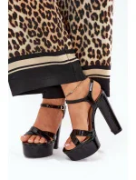 Sandály na podpatku  model 210803 Step in style