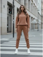 Dámský teplákový komplet ARIELLA PREMIUM mocha FashionStreet AY0730