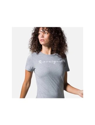ROSSIGNOL W Logo Rossi Tee šedá ROSSIGNOL W Logo Rossi Tee šedá