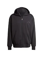 Pánská mikina adidas All Szn Fleece Full-Zip Hoodie černá IX1249 pánská