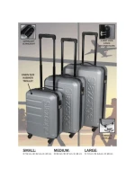 SADA 3 KUFRŮ 18, 22, 26 PALCŮ STŘÍBRNÁ SLAZENGER