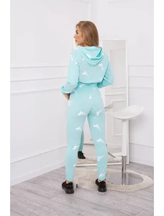 Sada s potiskem pistole mint