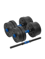 Nastavitelné bitumenové činky s konektorem 2x10 kg REBEL ACTIVE