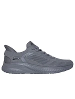 Pánská sportovní obuv Skechers BOBS SQUAD CHAOS SOLID STEP 118312 DKGY